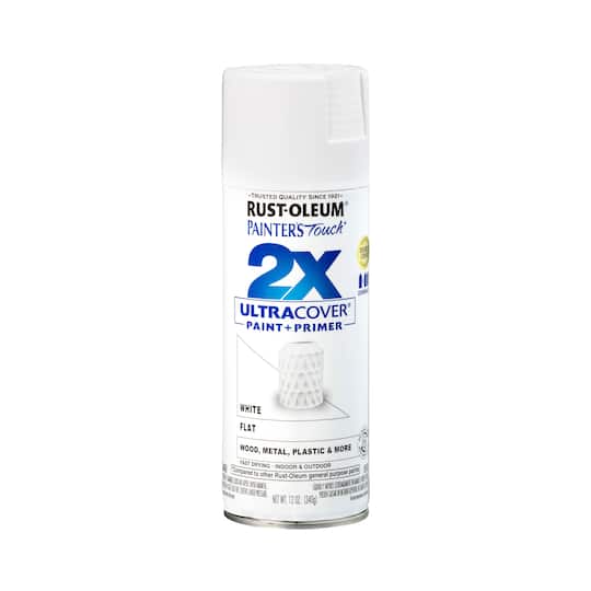Rust-Oleum&#xAE; Painter&#x27;s Touch&#xAE; 2X Ultra Cover&#xAE; Flat White Spray Paint &#x26; Primer